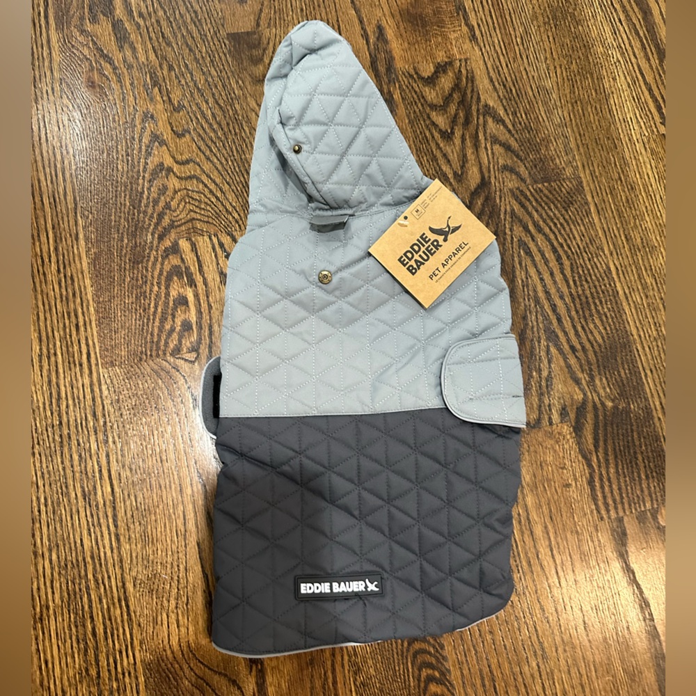 BNWT Eddie Bauer Pet Richaland Two-Tone Quilted Dog Warm Puffer Jacket. Medium! - Picture 7 of 10